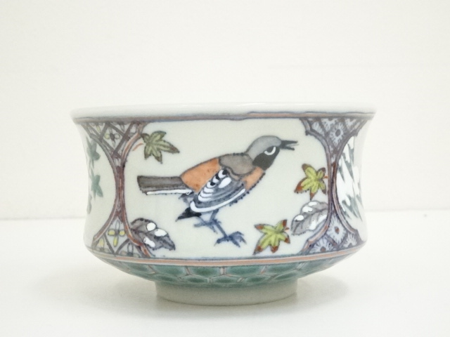 道具 ] - 道具 幸三造 四季鳥茶碗（共箱） | ネットショップ圭 netshop